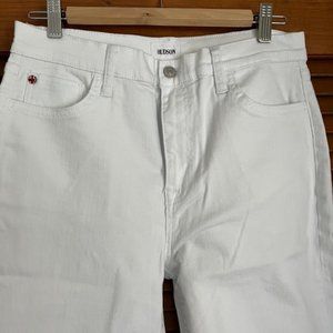 Hudson NWT Mid Rise Straight Crop Jeans - White Sz 28